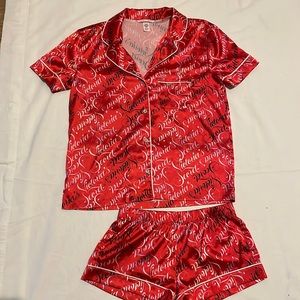 Back to school sale!!! Victorias Secret matching satin pajama set